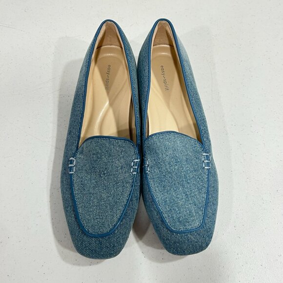 Easy Spirit -Galla 2 Women's Blue Denim-Material-Flat- Loafers Shoes 10 M EUC - Picture 2 of 7